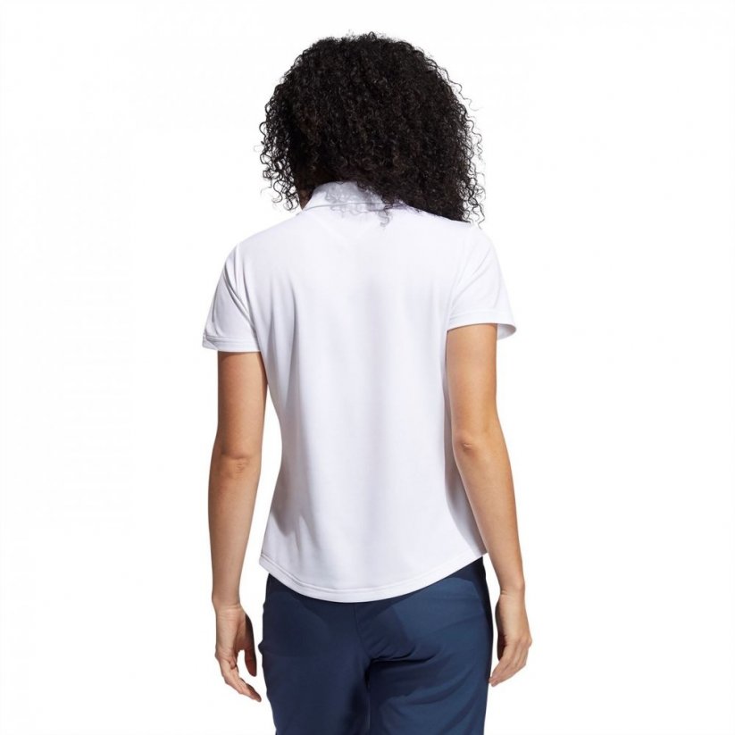adidas Short Sleeve Performance dámske polo tričko White