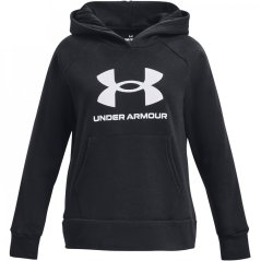 Under Armour Rivl Flce Bl Hdie Jn99 Black