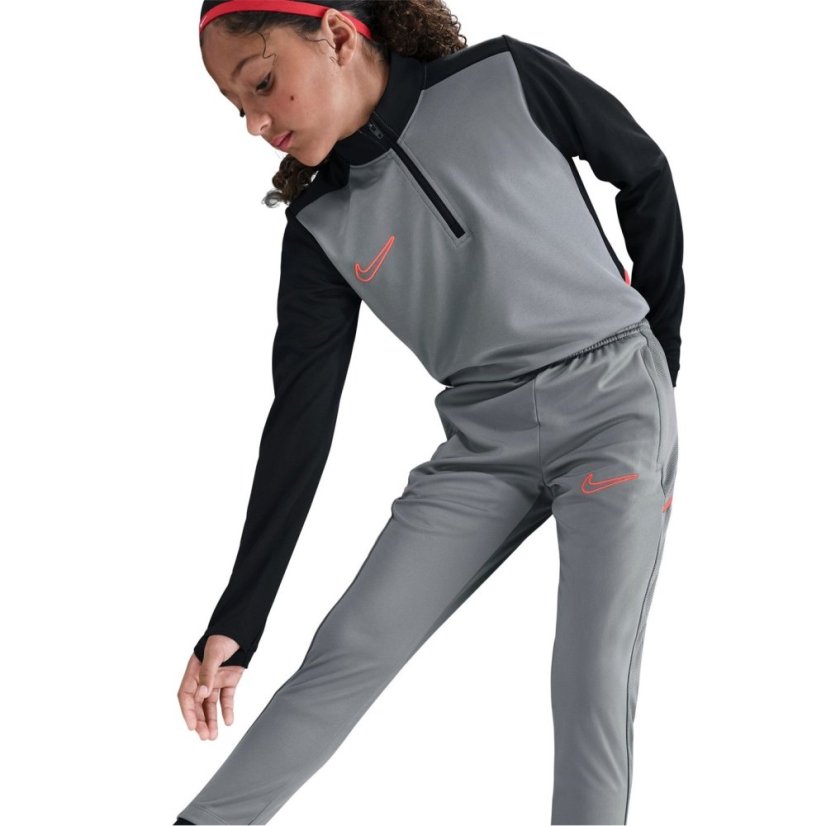 Nike Academy Training Tracksuit Bottoms Juniors Grey/Black