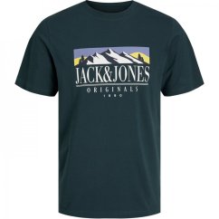 Jack and Jones Short Sleeve Crew Neck Logo T-Shirt MagicForest