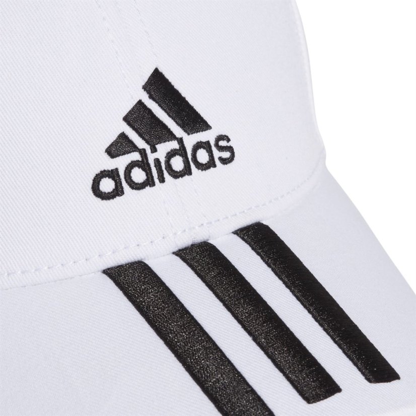 adidas 3-Stripes Baseball Cap White/Black