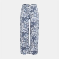 Firetrap Print Jeans Ladies Blue Floral