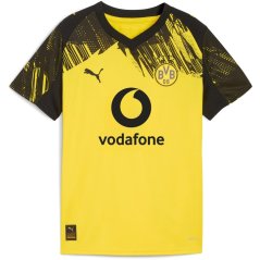 Puma Borussia Dortmund Home Shirt 2025 2026 Juniors Yellow/Black