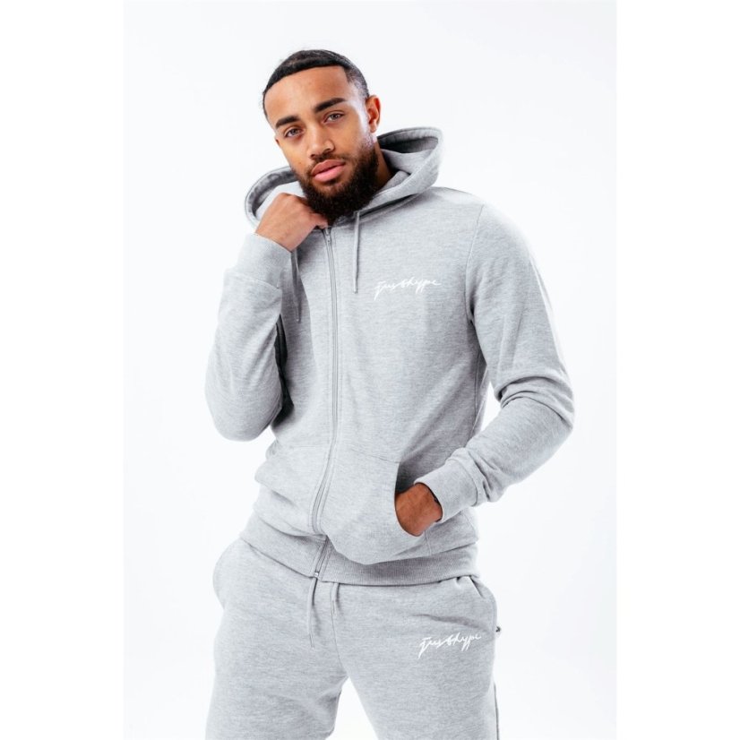 Hype Scb Zip Hood Sn99 Grey Marl