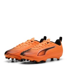 Puma Ultra 6 Match Juniors Firm Ground Football Boots Orange/Black