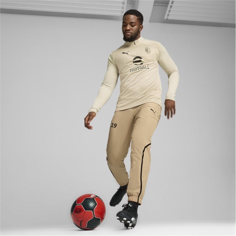 Puma AC Milan Pre Match Drill Top 2024 2025 Adults Beige