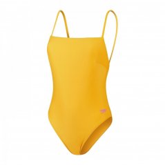 Speedo Adjustable Thinstrap Swimsuit Womens Yellow