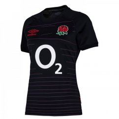 Umbro England Rugby Away Replica Shirt 2022/2023 Womens Black/Purple
