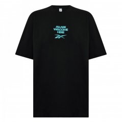 Reebok Soccer T-Shirt Mens Black