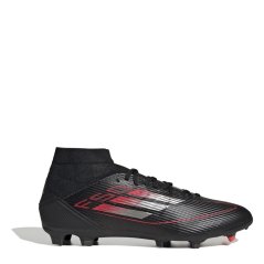 adidas F50 League Firm Ground Football Boots Black/Iron/Red