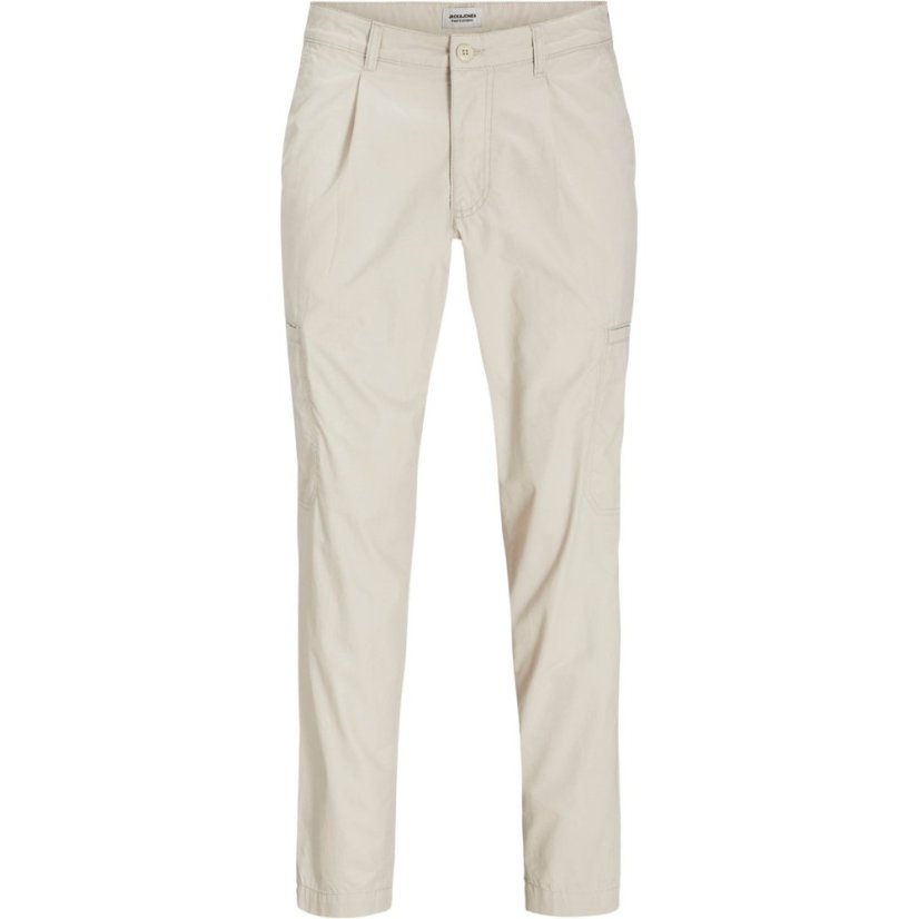 Jack and Jones Men's Cargo Trousers Moonbeam