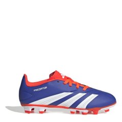 adidas Predator 24 Club Children's Flexible Ground Football Boots Blue/Wht/Red