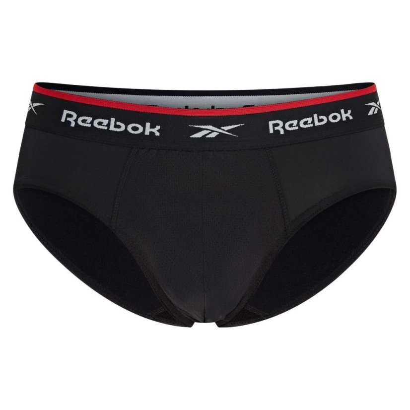 Reebok 3 Pack Mens Performance Briefs Black