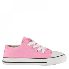 SoulCal Low Canvas Shoes Infants Pink