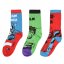 Character 3 Pack Crew Socks Junior Marvel