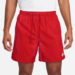 Nike Sportswear Essentials Men's Woven Flow Shorts Red/White