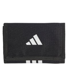 adidas Essentials 3-Stripes Wallet Black/White