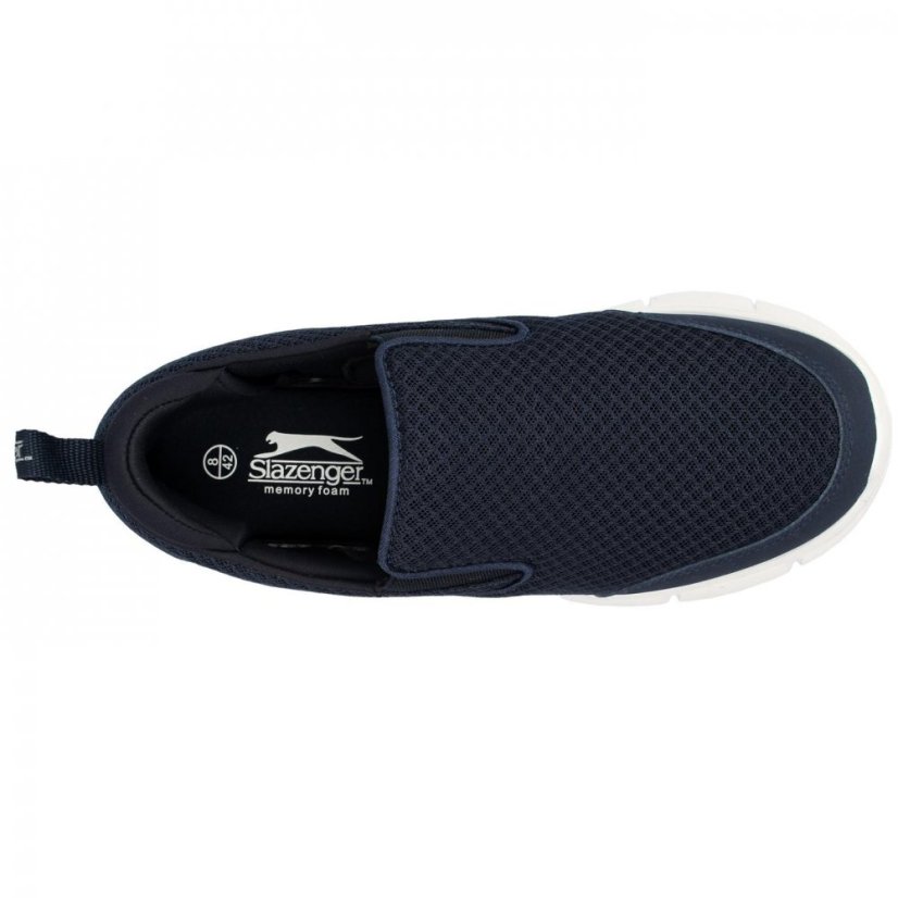 Slazenger Zeal Slip On Trainers Mens Navy