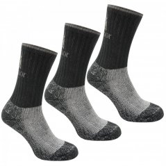 Karrimor Heavyweight Boot Sock 3 Pack Junior Black
