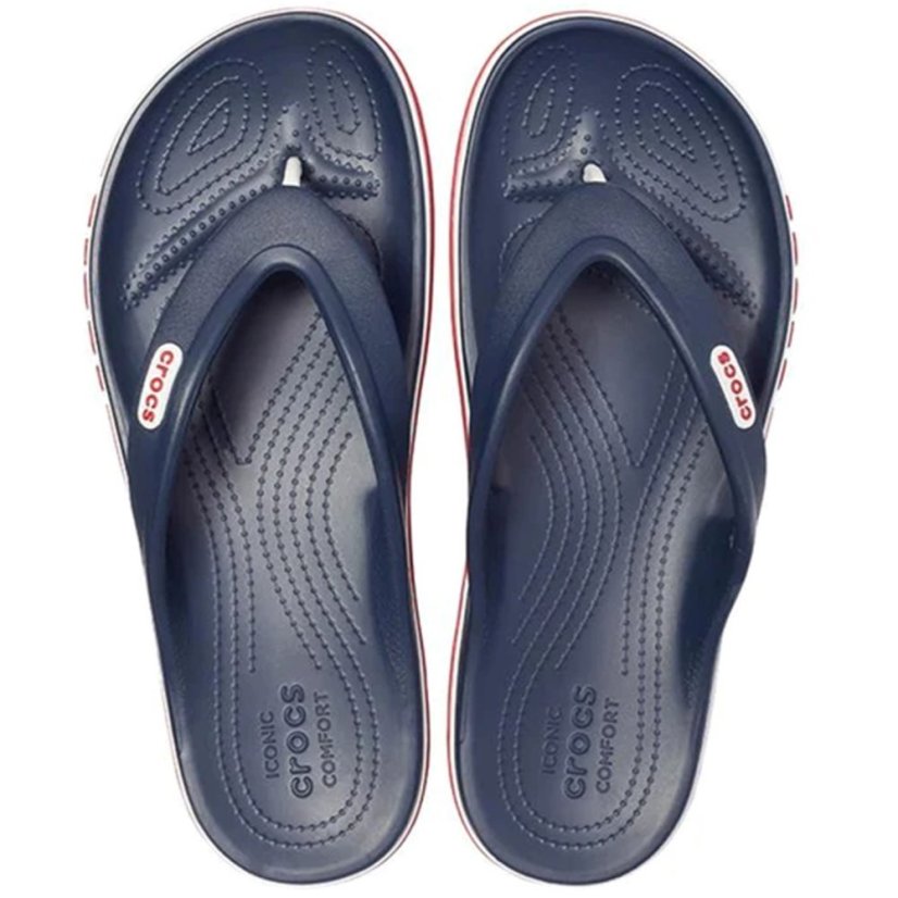 Crocs Men's Bayaband Flip Flops Navy/Pepper