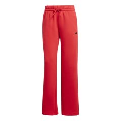 adidas Women's Open Hem Fleece Joggers Pure Ruby/Black