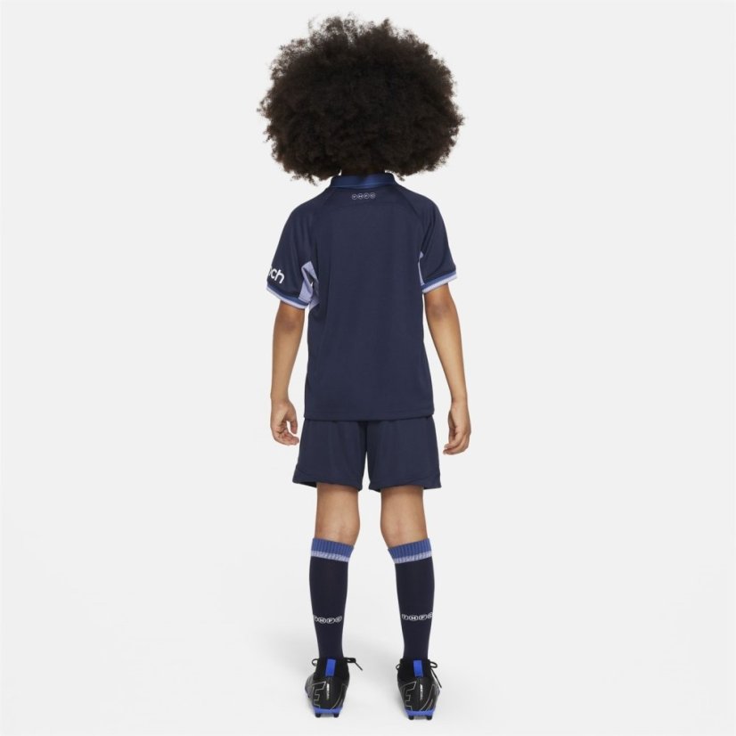 Nike Tottenham Hotspur Away Minikit 2023 2024 Infants Navy/Purple