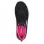 Skechers Dynamight New Ground Trainers Black/Hot Pink
