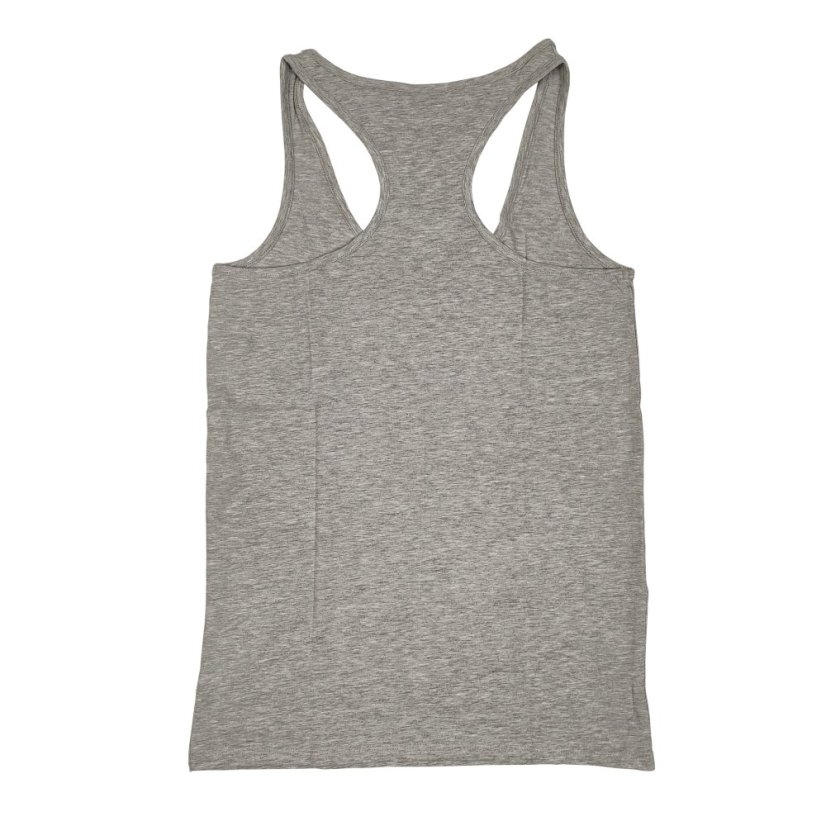 Golddigga Essential Tank Ladies Grey Marl