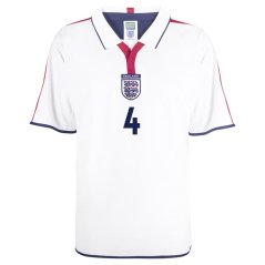 Score Draw England Home Shirt 2004 Gerrard 4