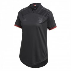 adidas Germany Away Jersey Womens Football Shirt Black