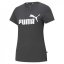 Puma No1 Logo QT T Shirt Dark Grey
