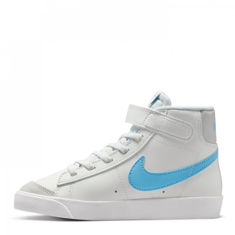Nike Blazer Mid '77 Little Kids' Shoes White/Blue