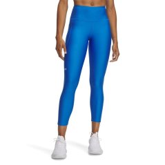Under Armour Tech No-Slip Waistband Ankle Leggings Womens Blue Atlantis