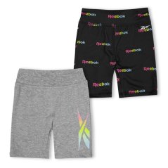 Reebok Kids' Jersey Jogger Shorts Black
