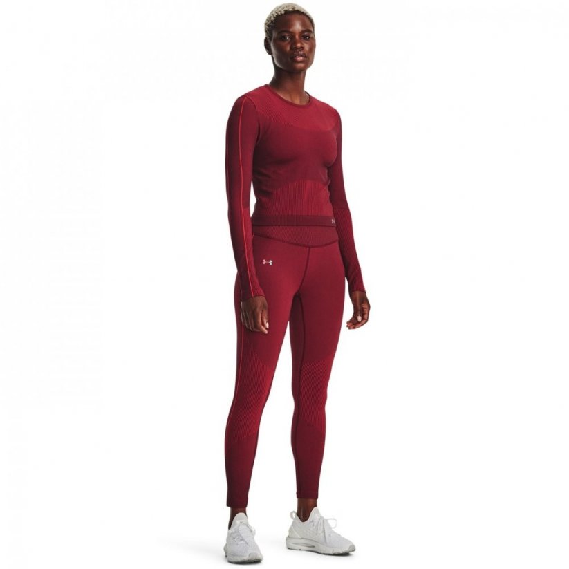 Under Armour Armour RUSH™ Seamless Long Sleeve Sports Top Womens Red
