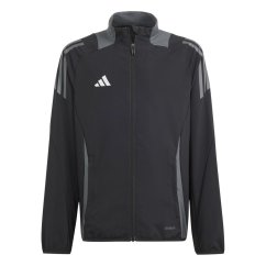 adidas Kids' Tiro24 Tracksuit Top Black/Dark Grey