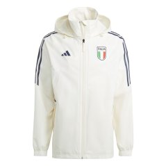 adidas Italy Condivo 23 Rain Jacket Adults White