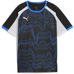 Puma Puma Individualliga Graphic Jersey Jr T-Shirt Unisex Kids Blk-Wht-UltrBlu