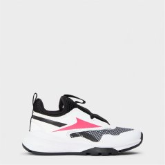 Reebok Xt Sprinter Slip/White/Black Training Shoes Girls White/Black/Bol