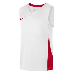 Nike Unisex Kids Performance Basketball Jersey White/Uni Red