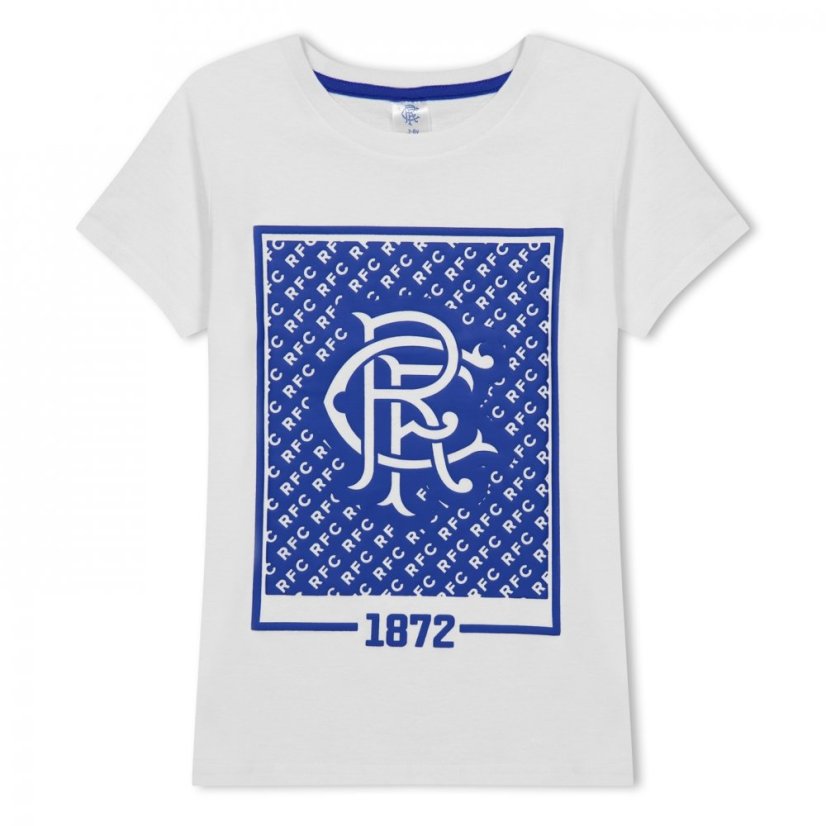 Castore Unisex Kids' Licenced Short-Sleeve T-Shirt White