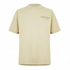 Firetrap Established T-Shirt Sn33 Pale Sage