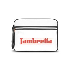 Lambretta Retro Flight Bag Black/White
