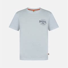 SoulCal Graphic Print T-Shirt Men’s White Heritage