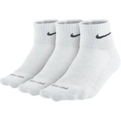 Nike 3PPK Dri-Fit Lightweight Quarter Socks White