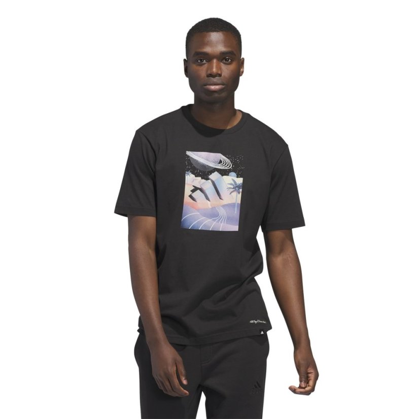 adidas Graphic Logo pánske tričko All Day Black