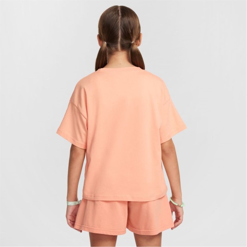 Nike Sportswear Big Kids' (Girls') T-Shirt Apricot Agate