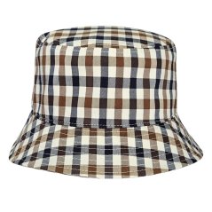 Fabric Check Bkt Hat Sn51 Blue Check