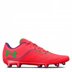Under Armour Clone Magnetico Pro Firm Ground Football Boots Red/Green