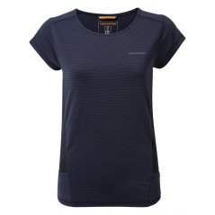Craghoppers Women's Atmos Short Sleeve Performance T-Shirt Blue Navy